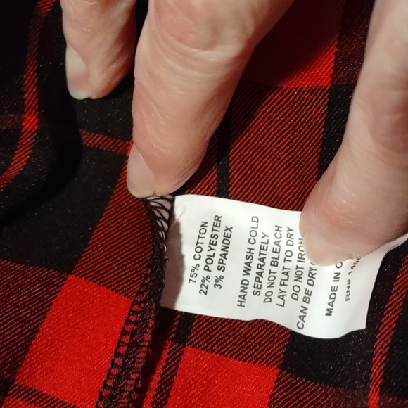 NWT Unique Vintage 4x Red and black plaid dress - Picture 7 of 7